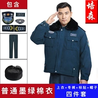 Обычный темно -зеленый (вверху+брюки+шляпа Лейфенг+наклейка на этикетке)