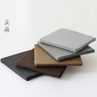 Nhật bản linen solid color đệm Nhật Bản mới của Trung Quốc rắn gỗ ghế sofa đệm miếng bọt biển đệm có thể được tùy chỉnh