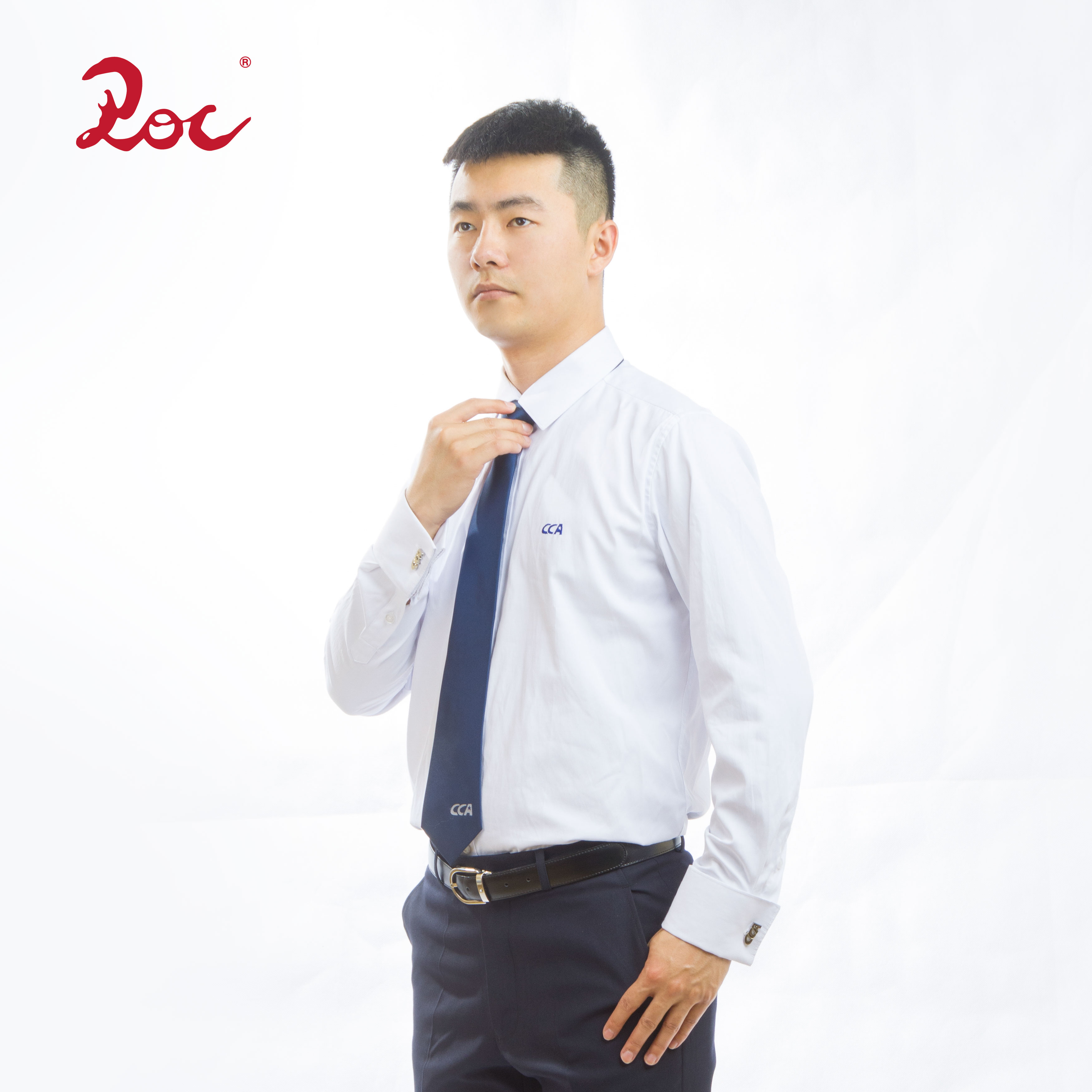 CCA Men's Style Uniform-Cheerleading Refereeing Executive Coaching Staff Competition Work Suit Suit Shirt Trousers Long Pants