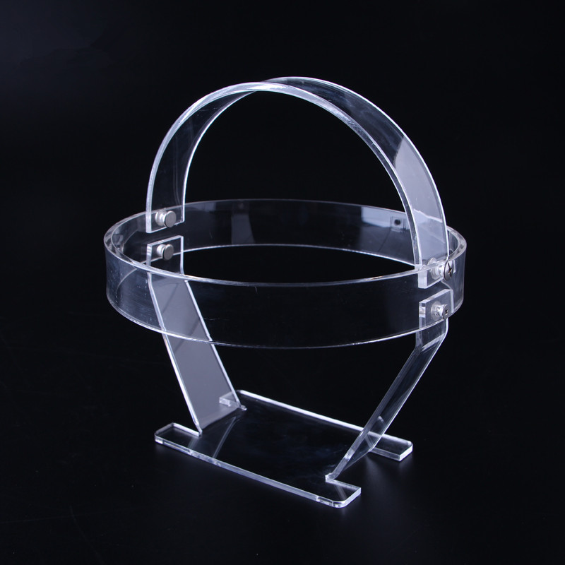 Acrylic display stand Single foot transparent headlight display stand Torch stand display stand Cap holder cap holder