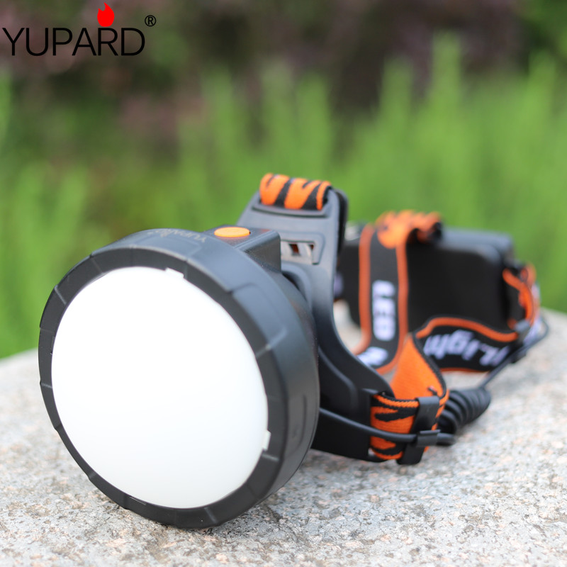 Aluminium alloy large light cup concentrated T6 intense light charging head light fishing lamp LED hiking camping light 18650