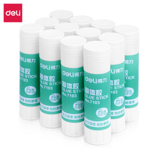 DELI 7103 solid glue high viscosity PVA water glue stick quick-drying durable portable handmade office supplies 36g