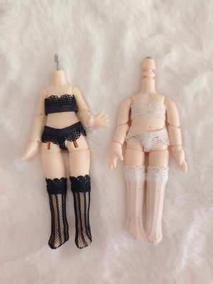 taobao agent Spot OB11 Waste -use underwear set black and white two -color GSC UF P9/10 can be worn