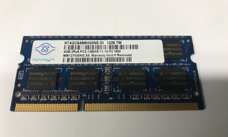 NT4GC64B8HG0NS-DI South Asia 4GB 2RX8 PC3-12800S-11-10-F2 1600 Memory