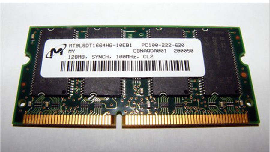 MT magnesium light MT8LSDT1664HG-10EB1 128MB PC100-222-620 SYNCH CL2 memory-Taob