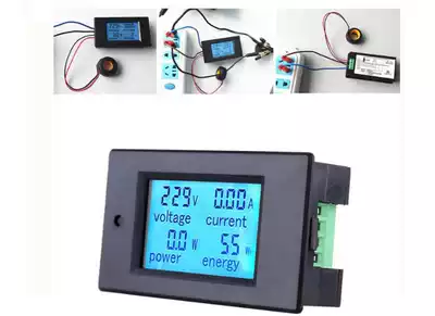 PZEM-061 digital display LCD voltmeter digital current power electric energy meter 0-100A