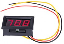 T56-T18 three wire DC voltmeter head LED LCD digital display DC voltmeter measuring instrument 5~100V
