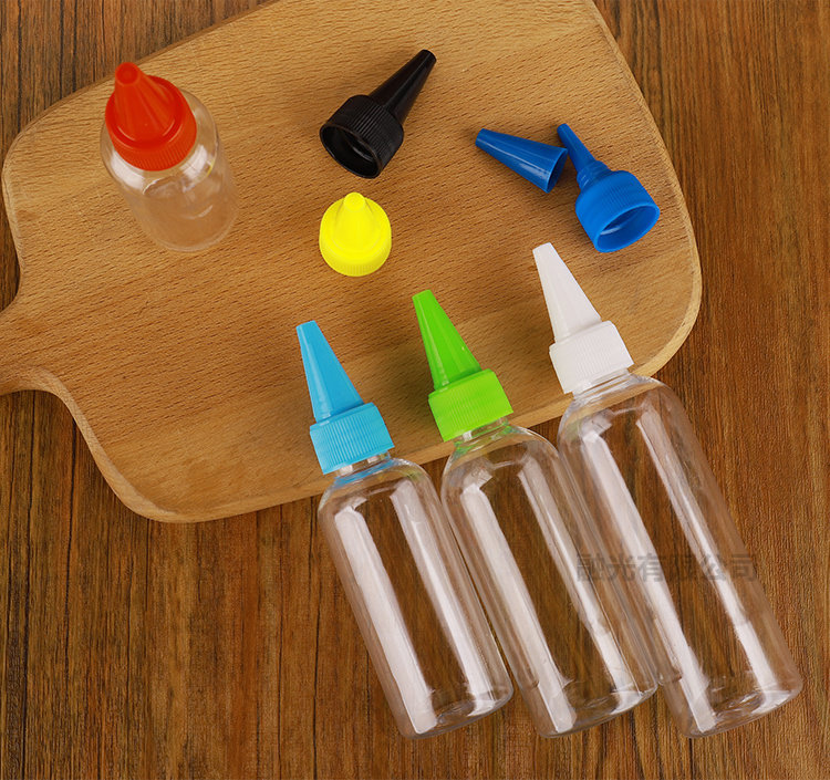 Бутылочка для спрея 50/100毫升透明尖嘴瓶包邮乳液瓶塑料瓶分装瓶药水瓶小圆瓶挤压瓶