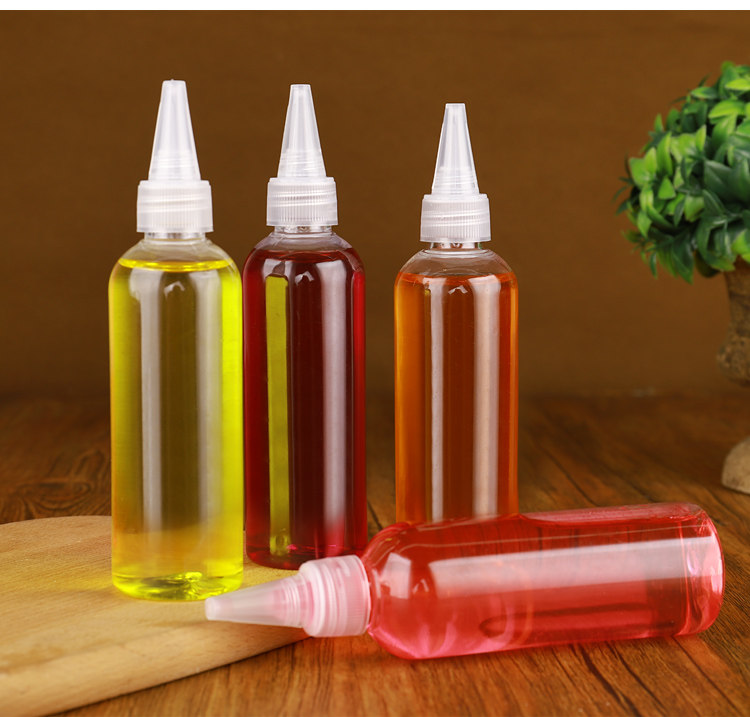 Бутылочка для спрея 50/100毫升透明尖嘴瓶包邮乳液瓶塑料瓶分装瓶药水瓶小圆瓶挤压瓶