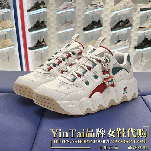 Fila Felile Daddy Shoes Men and Women Shoes Sports Sports 2024 Spring Christmas Poly Bread обувь F12W/M412101