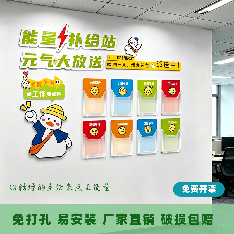 Office Atmosphere Decoration Wall Decor Employee Energy Station Company Pantry Rest Area Candy Culture Office Atmosphere Decoration Wall Decor Employee Energy Station Company Pantry Rest Area Candy Culture
