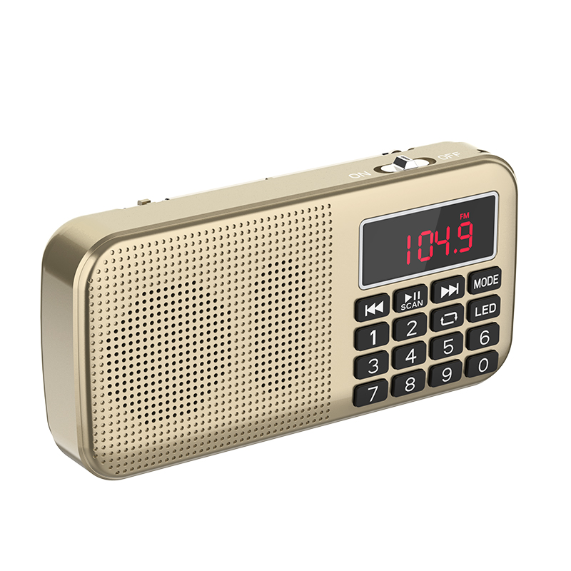 Hạnh phúc kèm theo L-558 radio mini loa cũ tiện lợi Walkman MP3 ở chế độ chờ dài - Máy nghe nhạc mp3 	máy nghe nhạc kết nối tai nghe bluetooth	