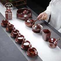 Yong Toast Home Teapot Tea Cup Minimalist Cover Bowl Tea Tea Set Kiln Changing Kung Fu Tea Set Ceramic Coarse Pottery