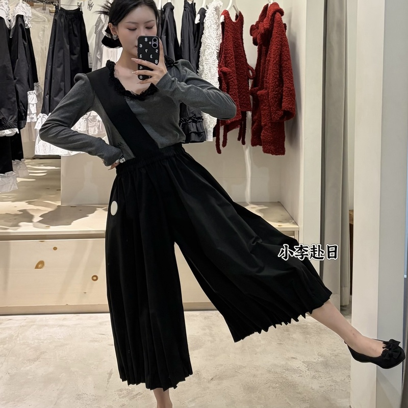 Authentic Japanese Purchase: Kirikomi Classic Slip-On Overalls with Detachable Shoulder Straps