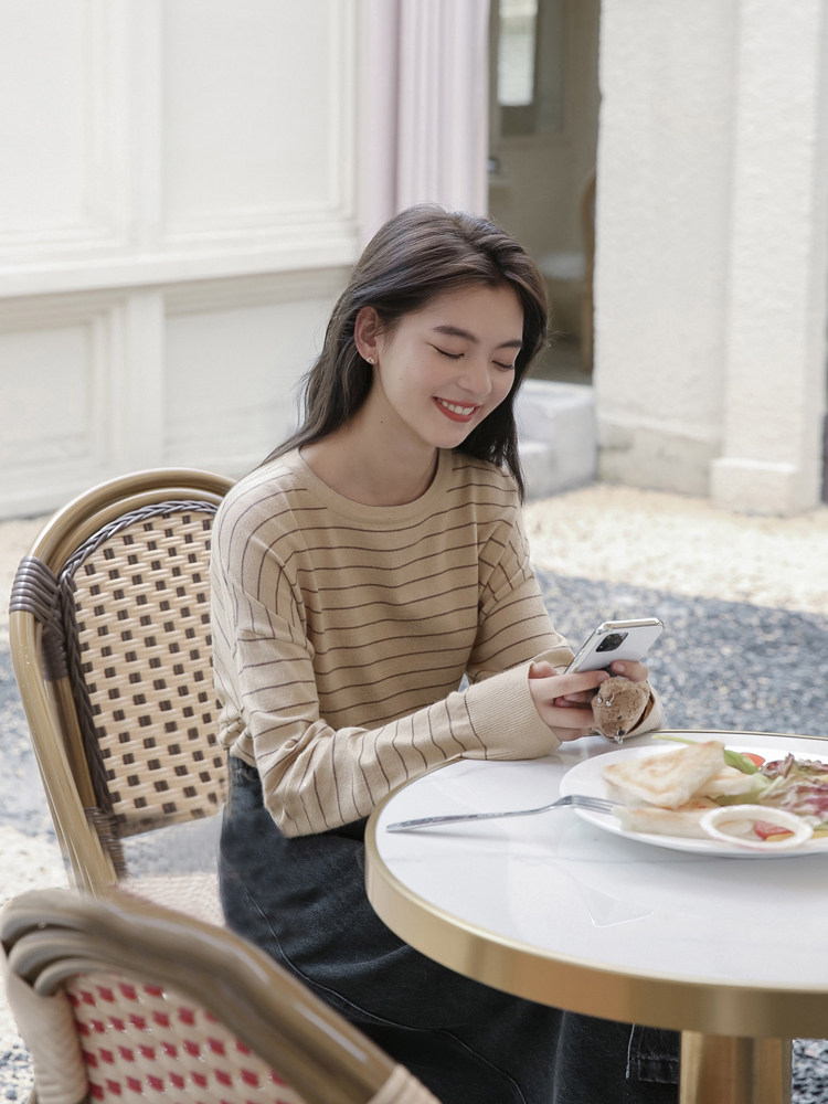 Sunny Classic resistant to streaks shorts shorts sweater woman loose outside wearing spring and autumn long sleeve blouses 2022 new