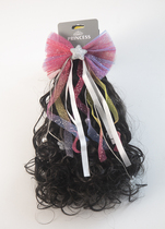 Korean Children Wig Hair Clip Childrens Hair Accessories Hair Ornaments Wavy Curly Hair Girl Princess Autumn Winter Accessories