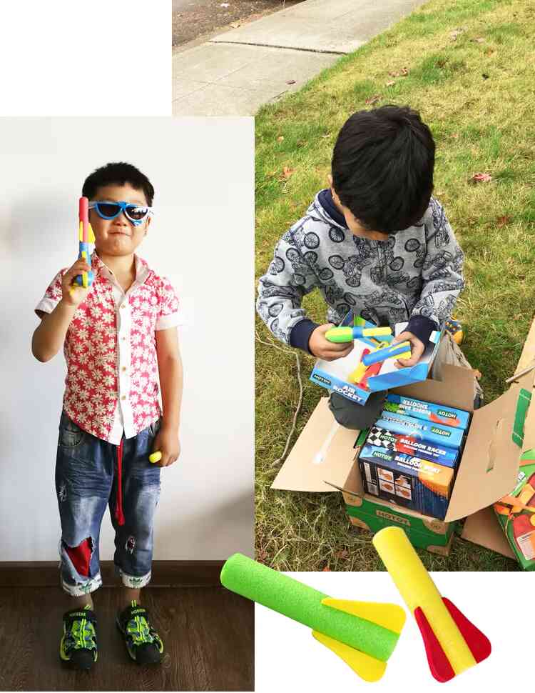 Súng bé trai đồ chơi súng mềm đạn súng tên lửa có thể phóng đạn bọt xốp khí động học để lấy an toàn mua đồ chơi cho bé
