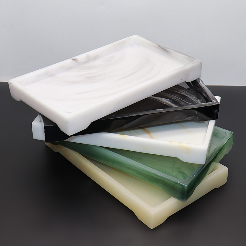 Bathroom toiletries tray Hotel towel tray Sample room decoration Storage plate Toilet tray set
