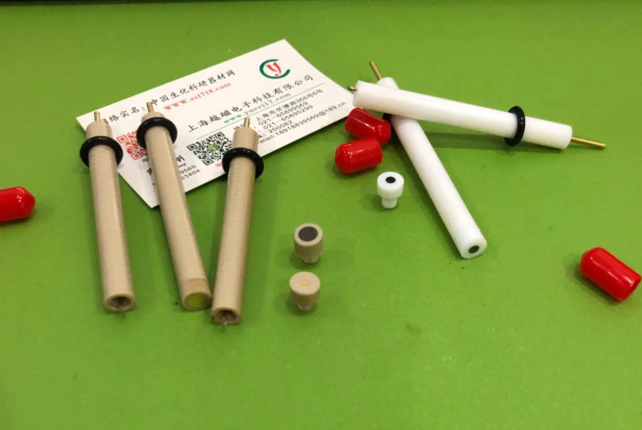 3mm可拆卸式玻碳电极   电镜两用 螺纹拆卸4mm 5mm 金盘PEEK PTFE