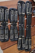 Customized genuine leather cowhide dance step belly belt endurance belly belt comprehensive short belly belt pony saddle belly stainless steel metal buckle