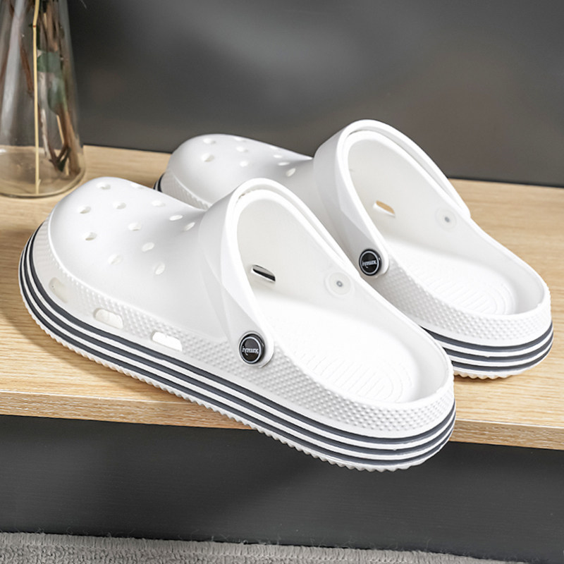 Cave Shoes Men 2021 summer new trend sandals men outside the beach non - slip personality bag slippers slippers