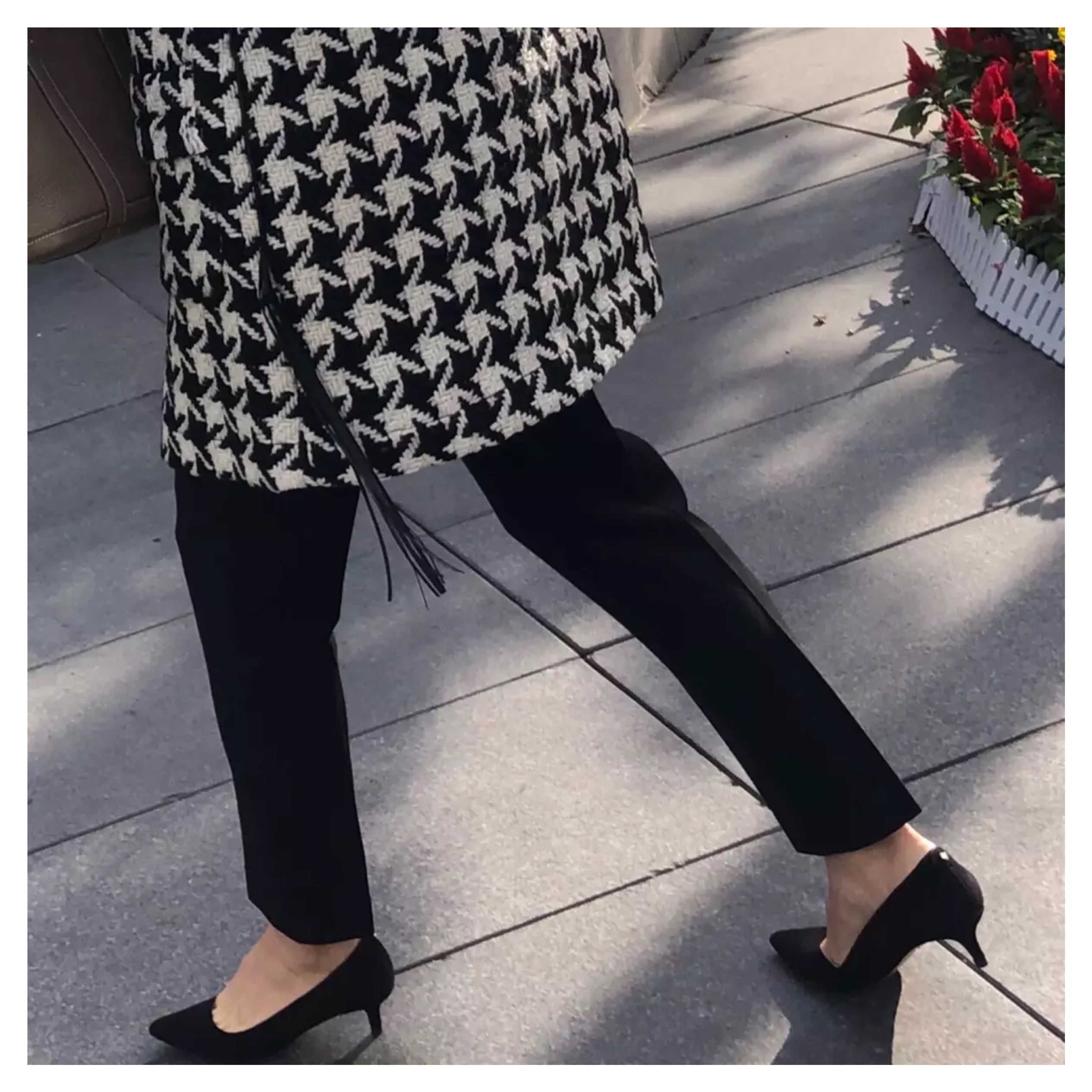 I'm a Ferris pro test heel 3cm high heel shoe woman black pointed fine heel good wearing single shoe woman