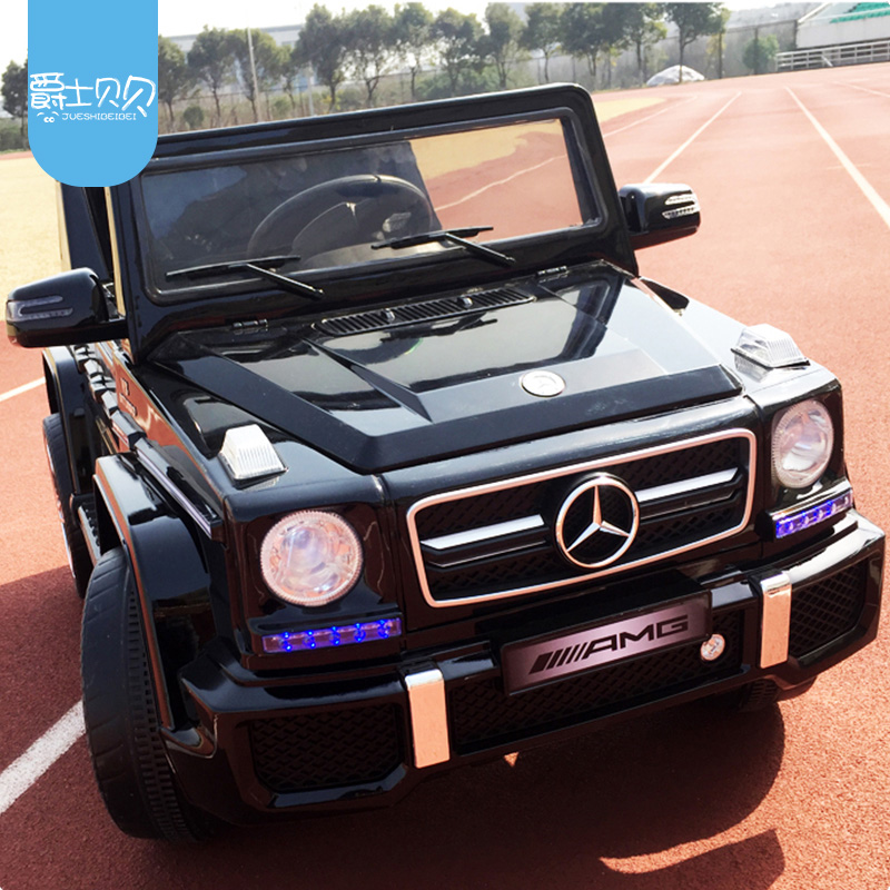 Benz AMG Children's electric car Four wheels with remote control car kid's cross-country baby carrier child toy car can be seated