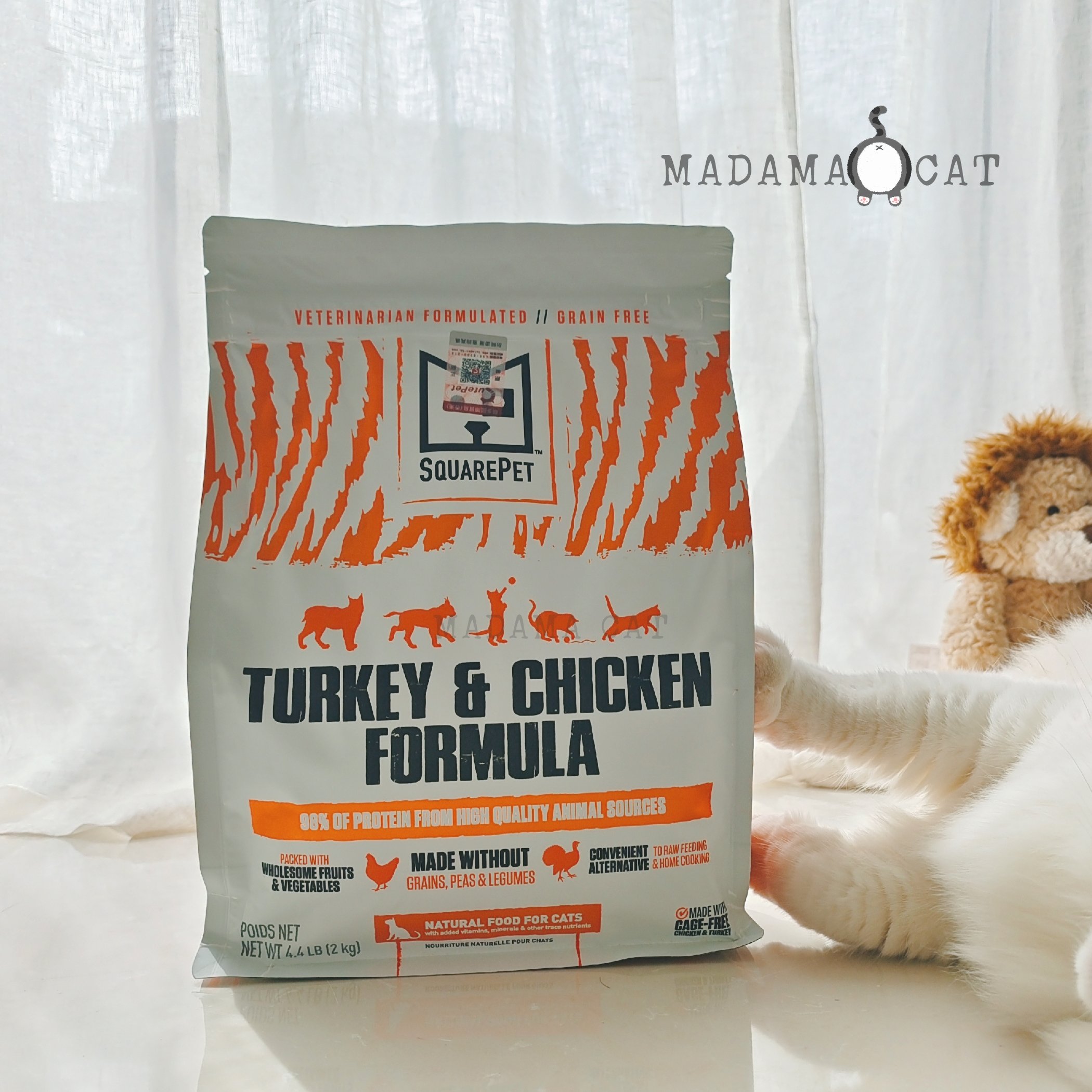 Authorised shop SquarePet USA original imported Skelturkey chicken into young cat food 4 4 11 lbs