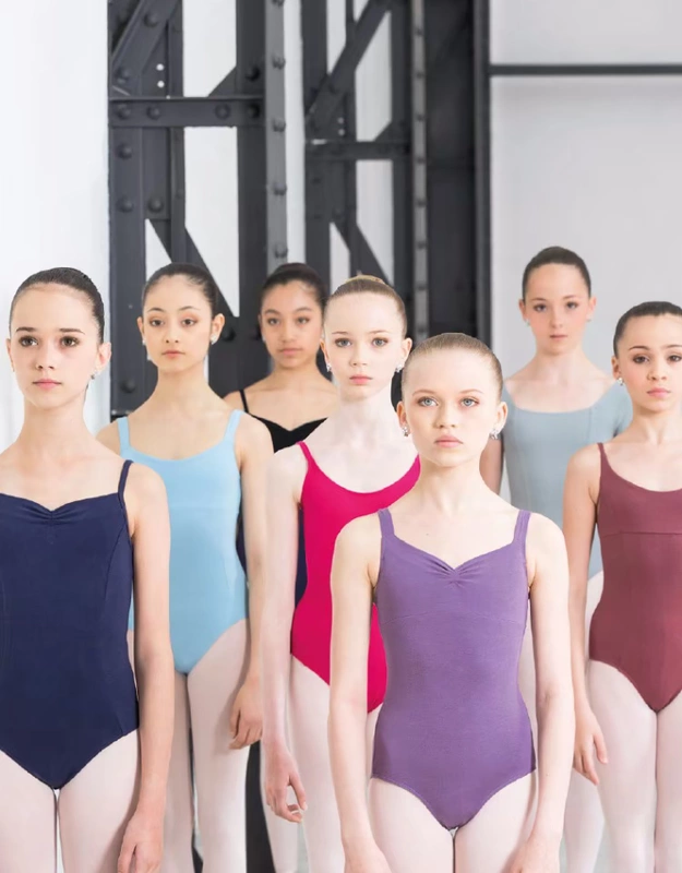 Weimo ballet Mặc Moi Pháp nhập khẩu quần áo múa ba lê thực hành phù hợp với Lycra cotton MABEL - Khiêu vũ / Thể dục nhịp điệu / Thể dục dụng cụ