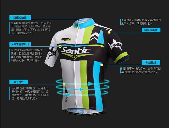 Vêtement cyclisme homme SANTIC - Ref 2211799 Image 9