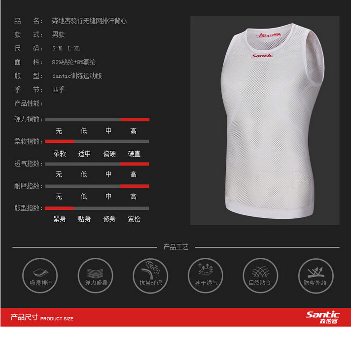 Tenue de cyclisme mixte SANTIC - Ref 2215114 Image 12
