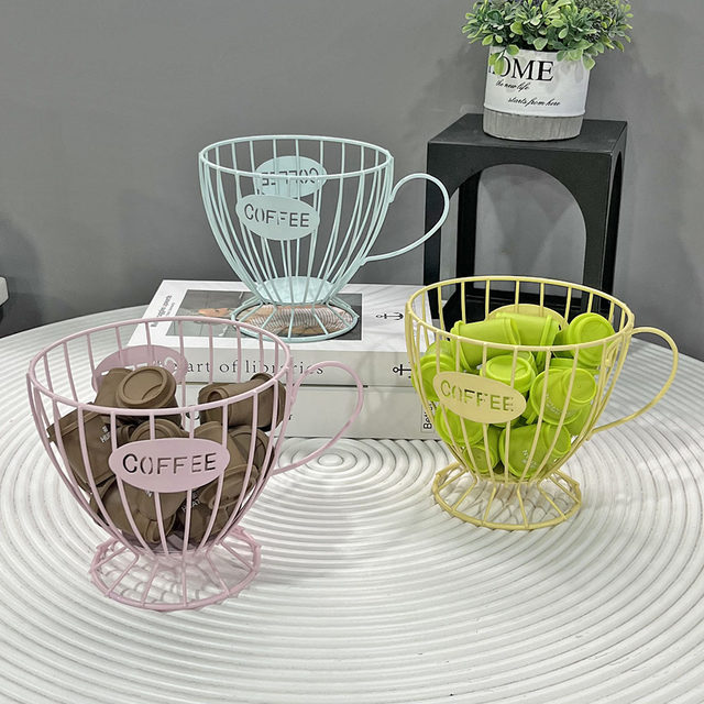 Coffee capsules and snacks candy storage