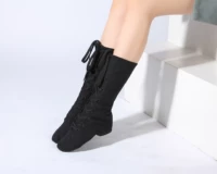Черные высокие сапоги