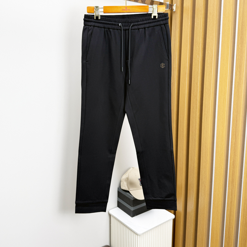 Deicae/Diesai Men's Clothing Autumn/Winter New Product: Fleece-Lined Stretch Knit Drawstring Jogger Casual Pants