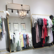 Narrow edge thin mirror clothing store mirror full body mirror slimming elongated dressing mirror full body mirror slimming