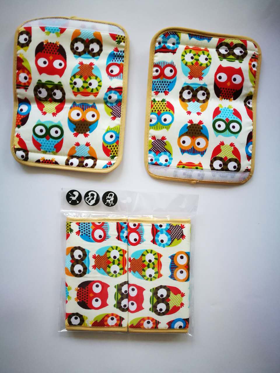 (West Teak House) Cartoon Seat Belt Protection Shoulder Car Safety Seat Cushion Dining Chair Mat A ~ F