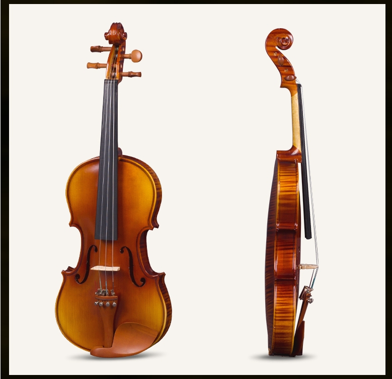 Classic Cloud Cedar Solid Wood Handcrafted Craftsmanship Tiger Tattoviolin Begs to perform the exam-grade violin-Taobao