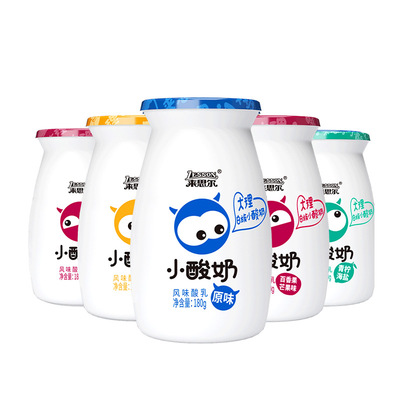 来思尔小酸奶180g*12瓶早餐酸奶