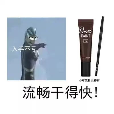 Now Missha mystery still eyeliner eyeliner waterproof long-lasting non-dizziness natural black Brown with brush liquid eyeliner