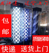 Hair turn light led barbershop floor waterproof outdoor barber big turn light Hair salon light box Hair salon logo light