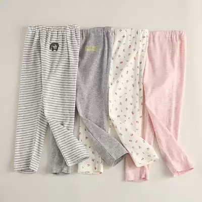 Japanese children's sanitary pants thin cotton boys and girls underwear home pants autumn children's trousers baby pajama pants