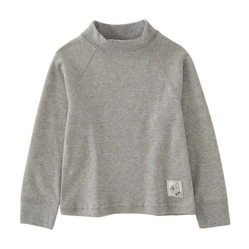 Детский приятный телу хлопковый лонгслив для мальчиков, детское термобелье для отдыха, высокий воротник