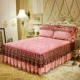 Phong cách châu Âu nhung bông giường váy ren bedspread mảnh duy nhất của mùa đông ấm áp dày cộng với nhung giường màu sản phẩm giường bìa 2m - Váy Petti