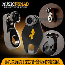Musicnomad Electric Box Folk Song Wood Guitar Braces Buckle Pickup Sound Output Extended Tail Nail Anti-Off