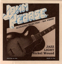 Deep instrument John Pearl se Nickel Wound 2600 2700 jazz electric guitar strings