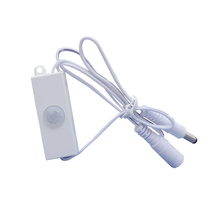 Tuo Di manufacturers wide voltage small volume 5V12V24VDC wardrobe cabinet black infrared human body sensor switch