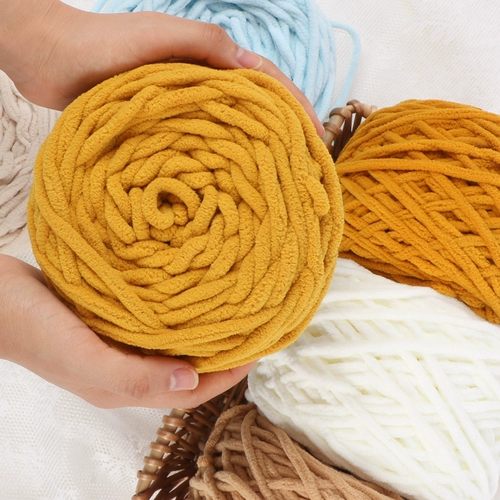 Ледяная полоса Линия толстая шерсть шерсти, ручная ручная кожа, мягкая тканая и плетенная ручная ручная крючка для рук парня.