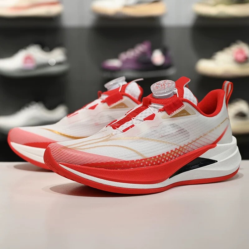 Li-Ning Boys' and Girls' Professional Running Shoes, Spring 2026 Model, Medium and Large Children's Chitu 9Pro Lightweight Sports Shoes/Ykfw048