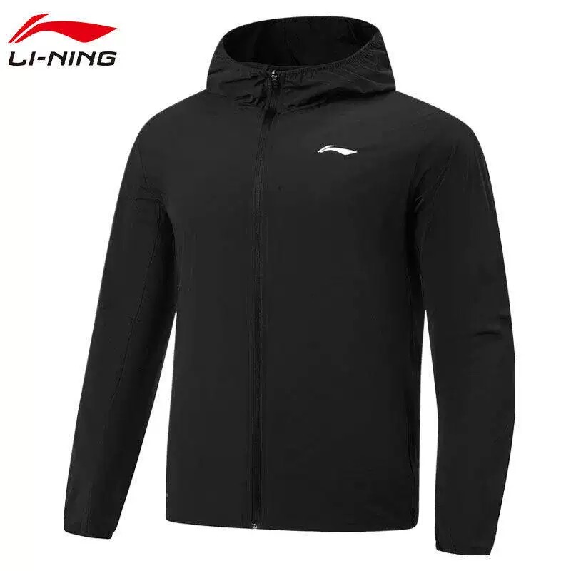 Li Ning Sports Windbreaker Men's 2026 Summer New Casual Breathable Skin-Friendly Hooded Sports Jacket Afdwc49