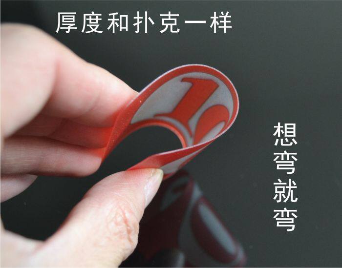 Фишки 薄款磨砂麻将机筹码币积分卡透明数字防水定做pvc塑料棋牌室筹码 K8356